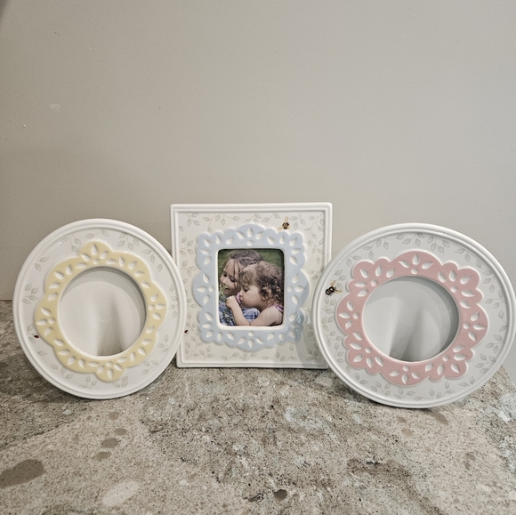 Lenox Other - Lenox Butterfly Meadow Small Picture Frames Set of 3 - NWOB